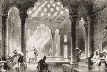 The-medieval-hamam-Engraving